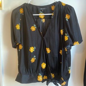 M Madewell wrap top